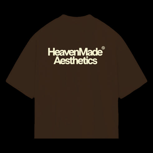 HEAVEN MADE TEE - BROWN